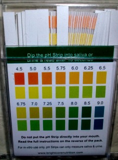 picture of pH test strips