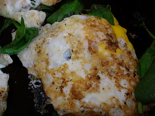 spinach and egg picture