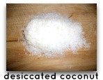 desiccated coconut meat