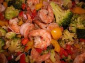 shrimp and vegetable picture